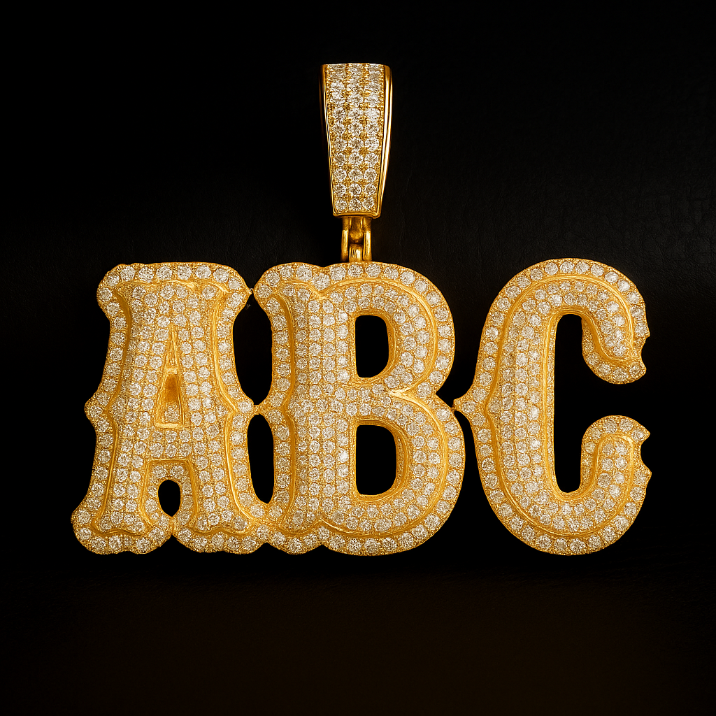 Custom Kingpin Letter Pendant