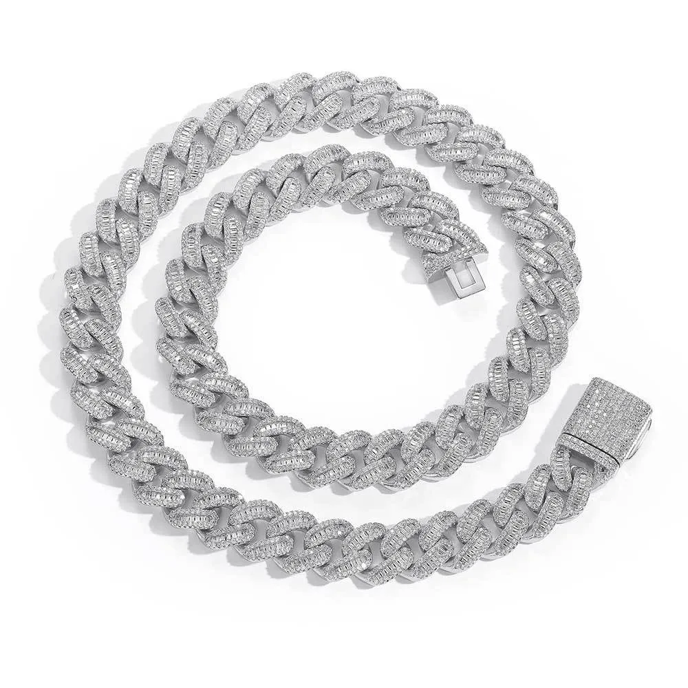 Cuban Link Chain (Baguette Style)