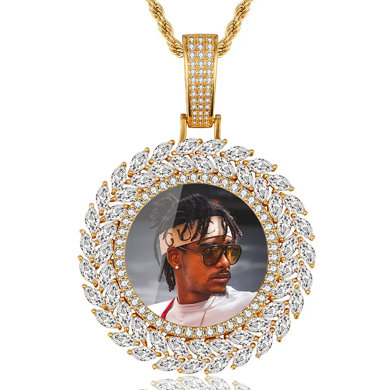 Custom Photo Circle Pendant