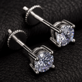 Round Stud Earrings