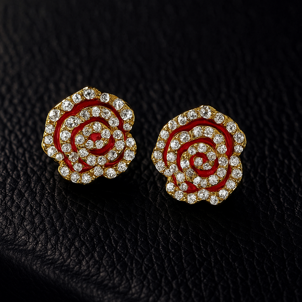 Rose Earrings