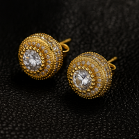 Regal Round Earrings