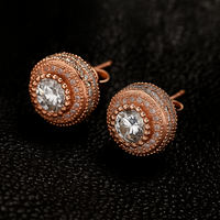 Regal Round Earrings