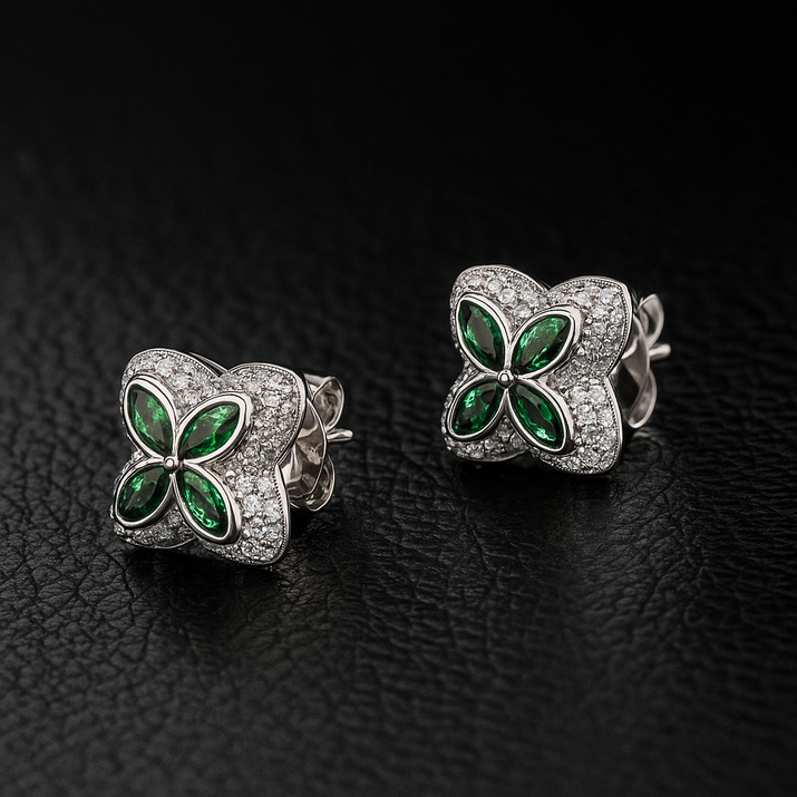 Quatrefoil Earrings - JewelsBySeraph