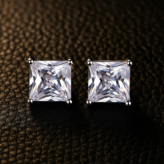 Square Stud Earrings