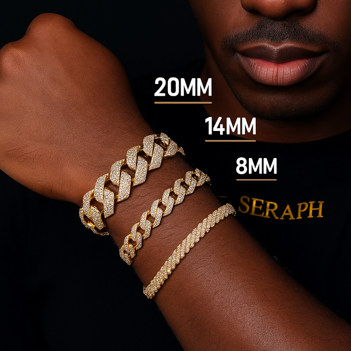 Cuban Link Bracelet (Prong Style) - JewelsBySeraph