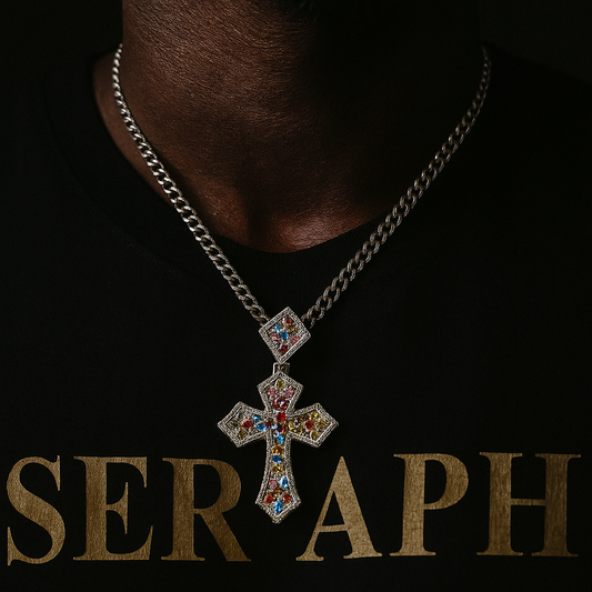 Rainbow Cross Pendant