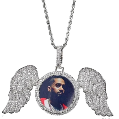 Custom Photo Circle Pendant