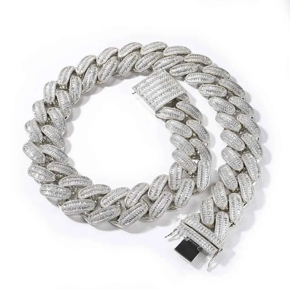 Cuban Link Chain (Baguette Style)