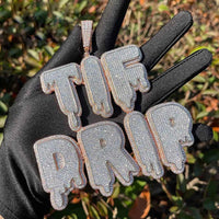 Custom Drip Letter Pendant