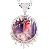 Custom Photo Circle Pendant