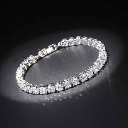 Moissanite + 925 Tennis Bracelet