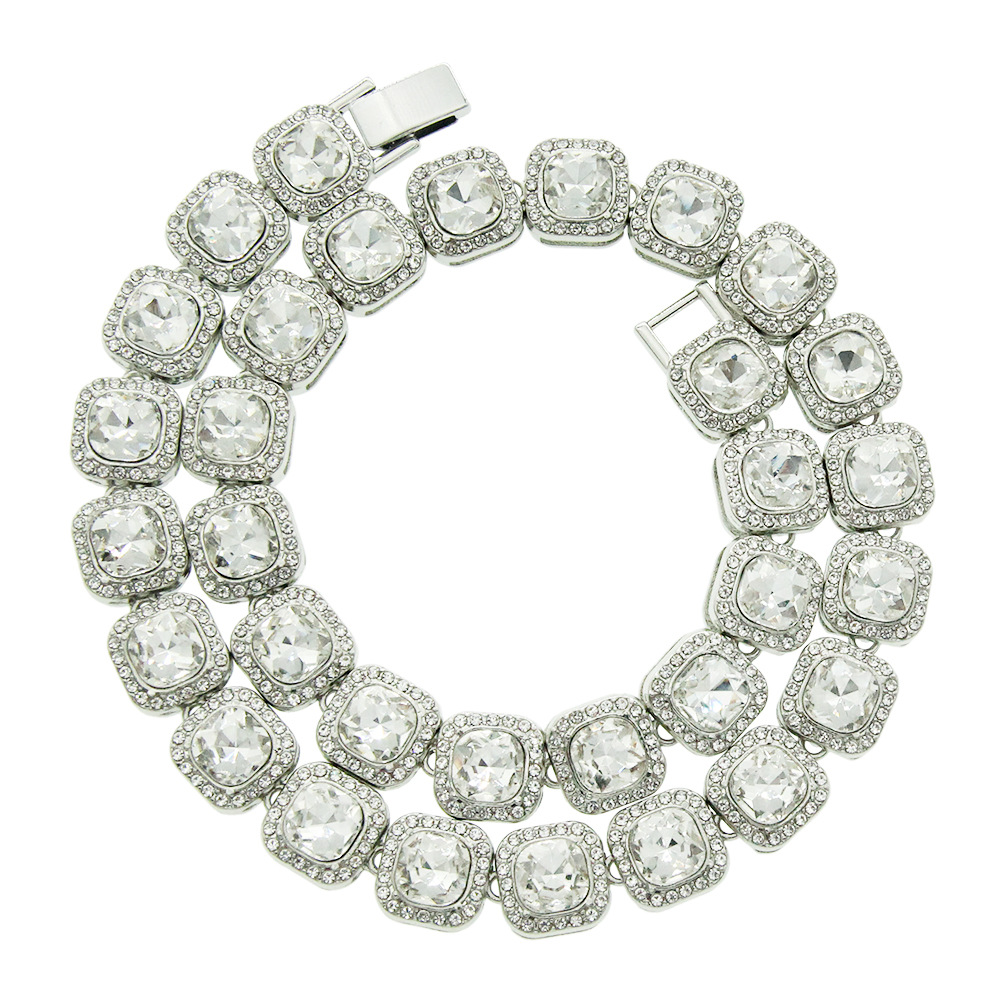 Cushion Cut Tennis Chain