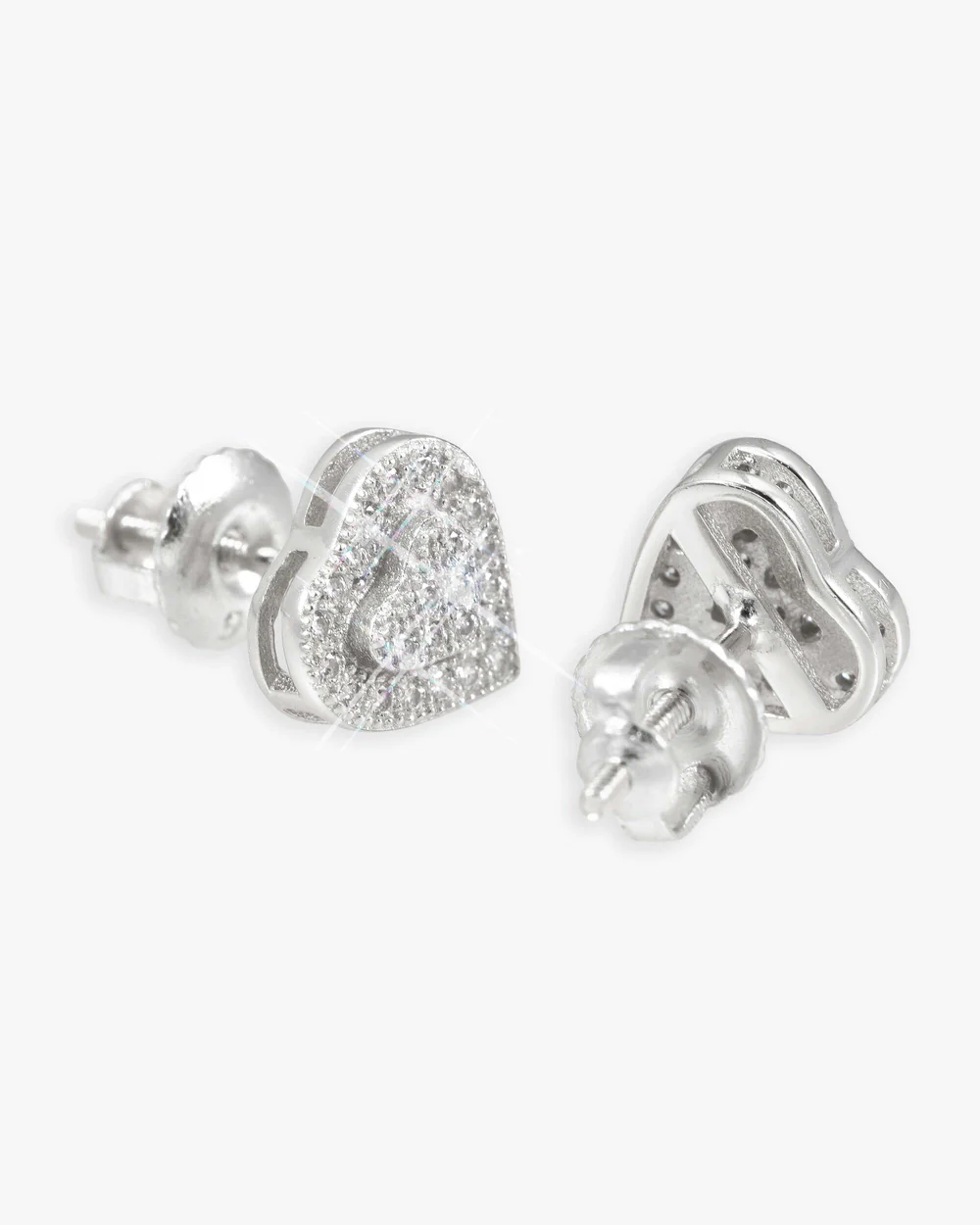 Cluster Heart Earrings