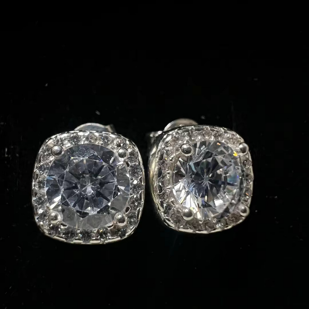 Cushion Cut Earrings