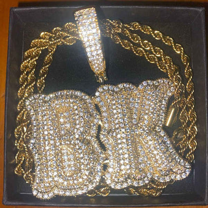 Custom Kingpin Letter Pendant