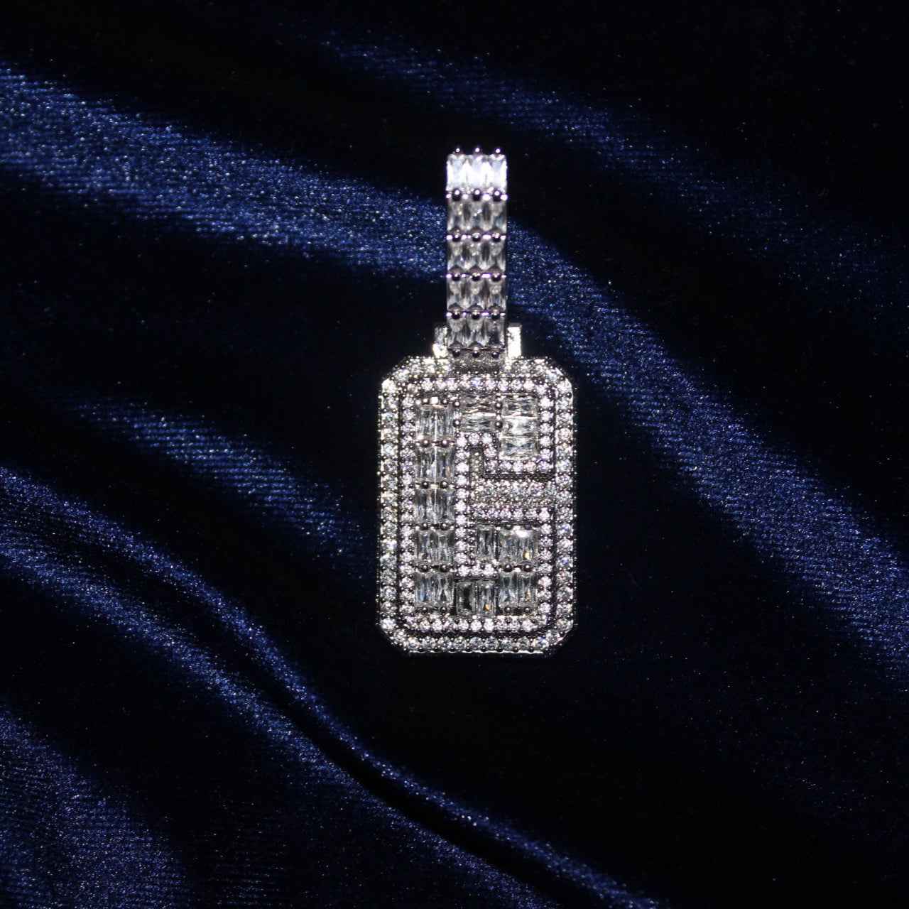 Custom Baguette Pendant