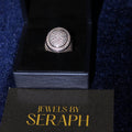Round Championship Ring Moissanite S925