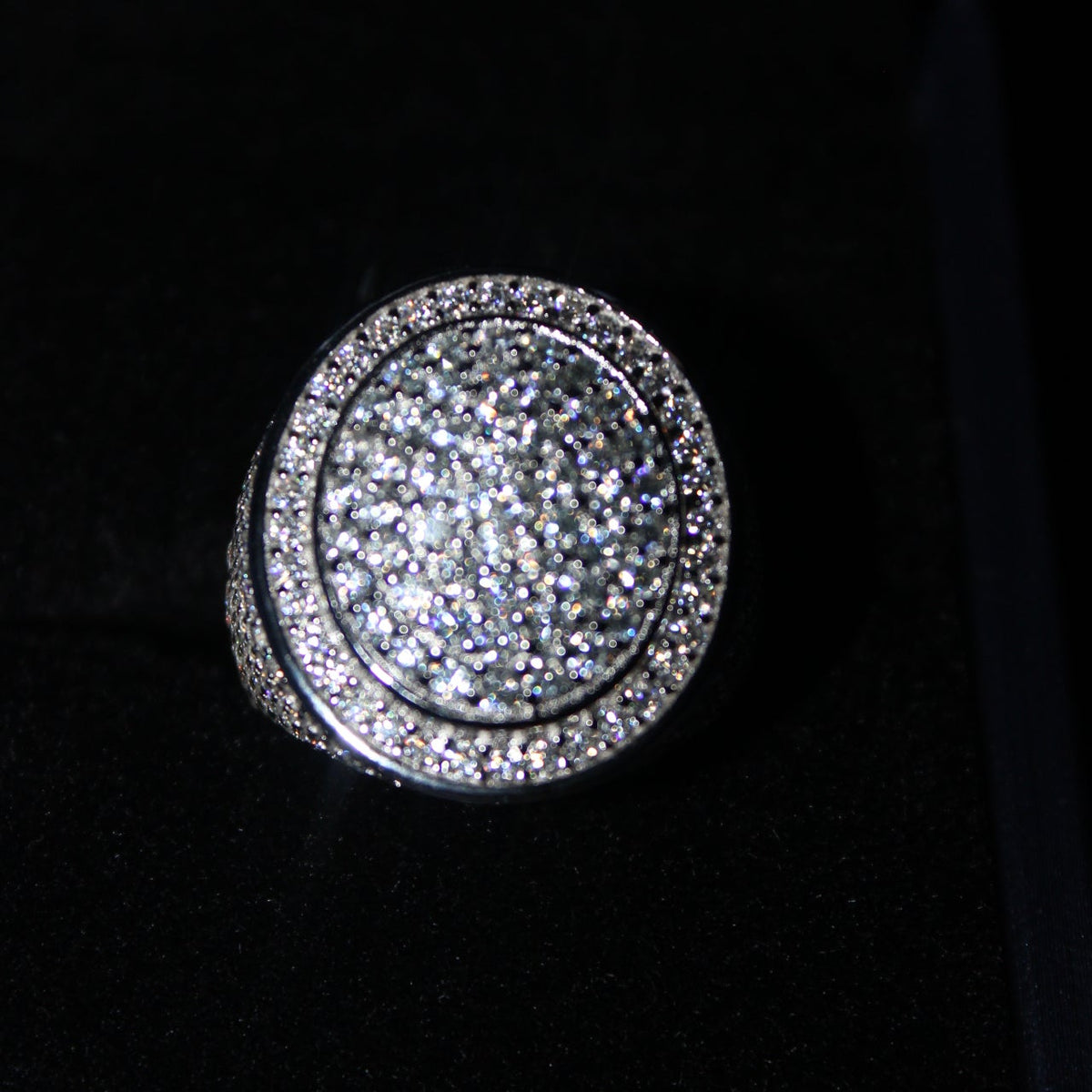 Round Championship Ring Moissanite S925