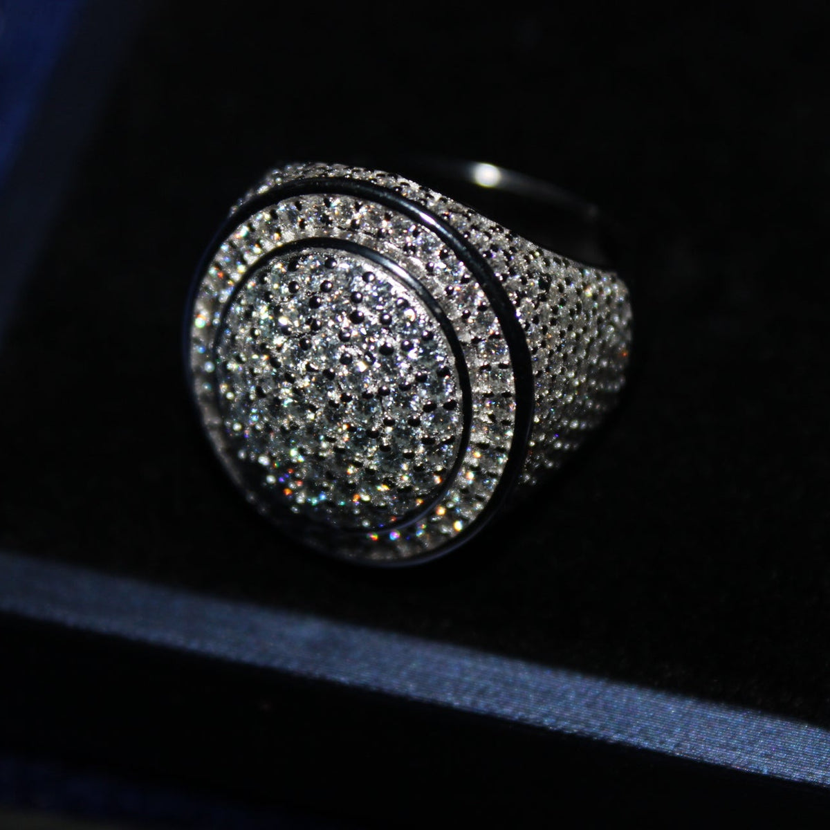 Round Championship Ring Moissanite S925