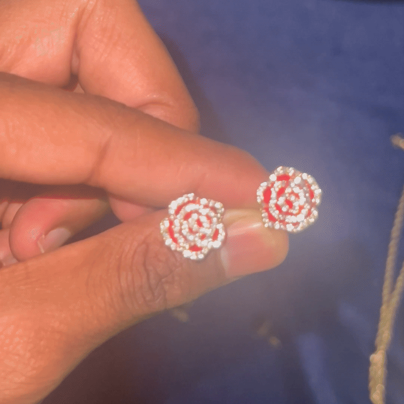 Rose Earrings