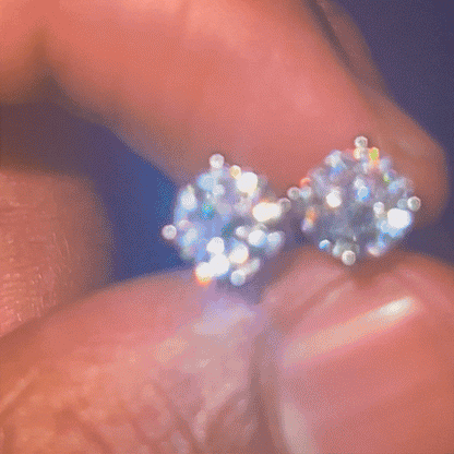 Round Stud Earrings