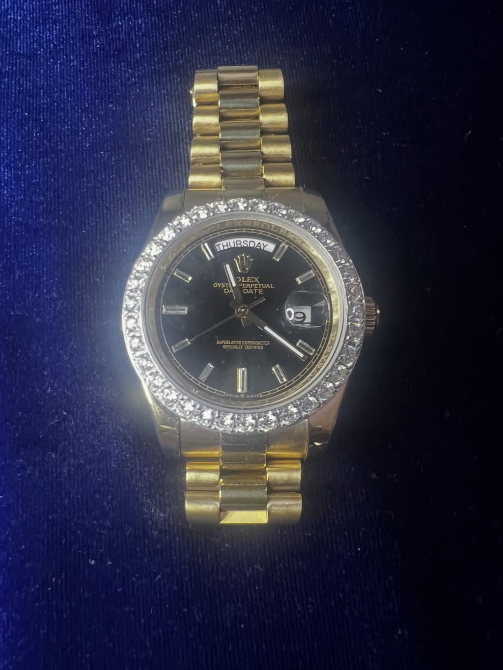 Moissanite Rolex Day Date (replica)