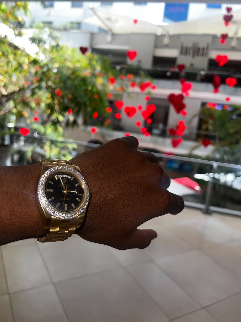 Moissanite Rolex Day Date (replica)