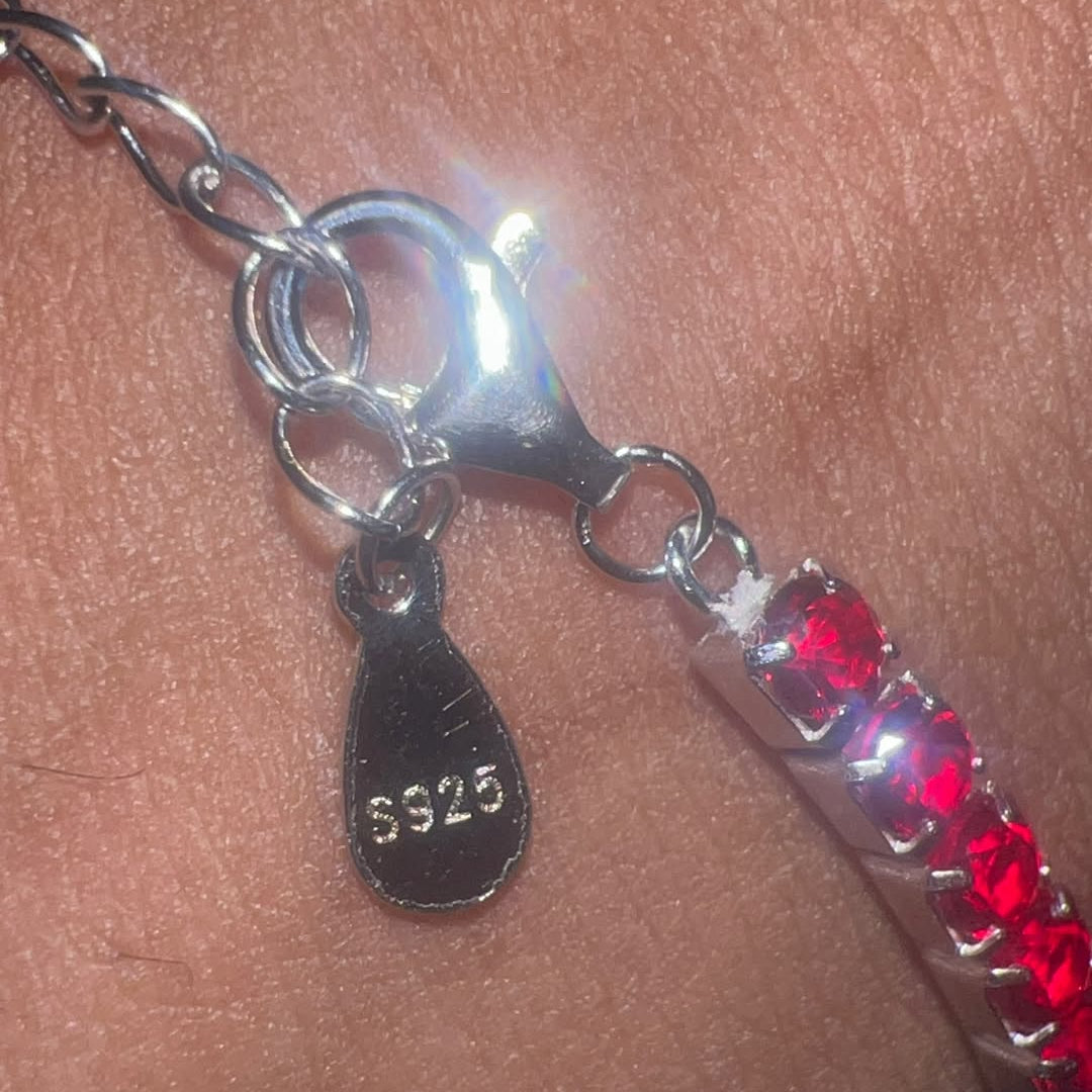 925 Silver Tennis Bracelet