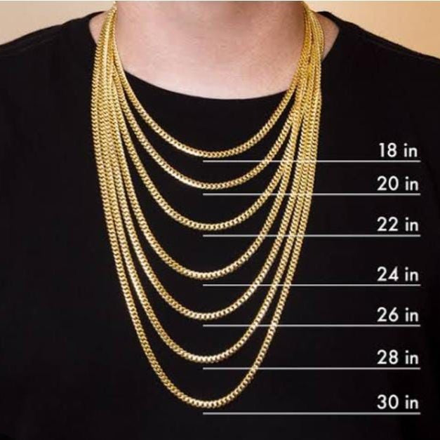 Moissanite + 925 Cuban Link Chain (Prong Style)