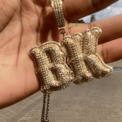 Custom Kingpin Letter Pendant - JewelsBySeraph