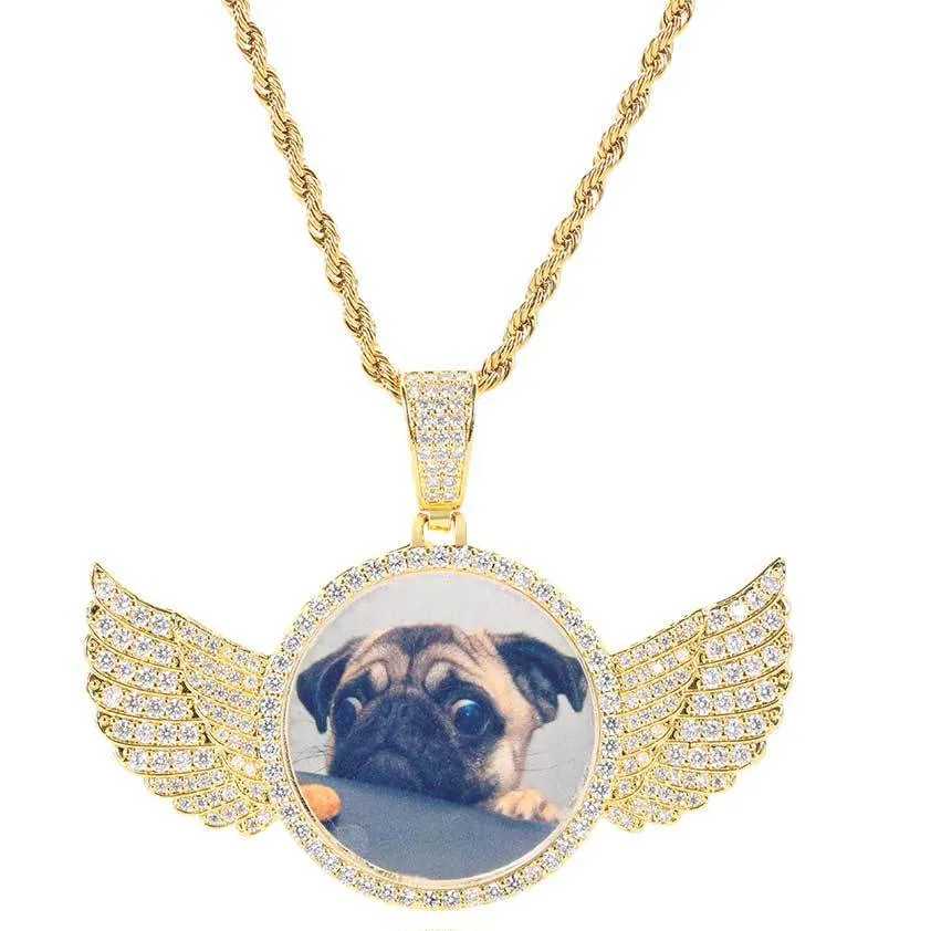 Custom Photo Circle Pendant