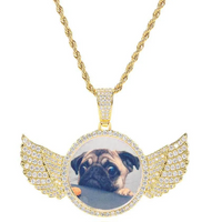 Custom Photo Circle Pendant