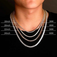 Moissanite + 925 Tennis Chain