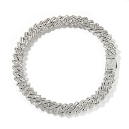 Cuban Link Bracelet (Baguette Style)