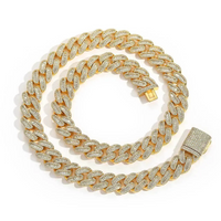 Cuban Link Chain (Baguette Style) - JewelsBySeraph