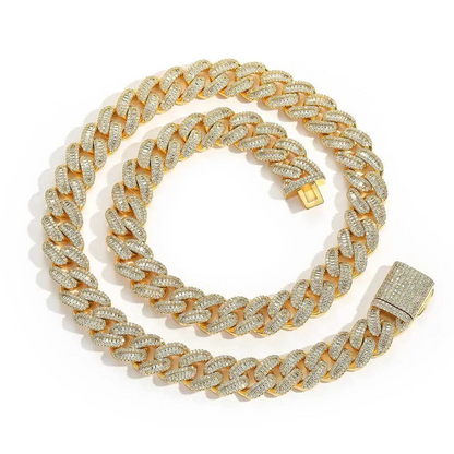 Cuban Link Chain (Baguette Style)