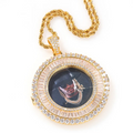 Custom Photo Circle Pendant