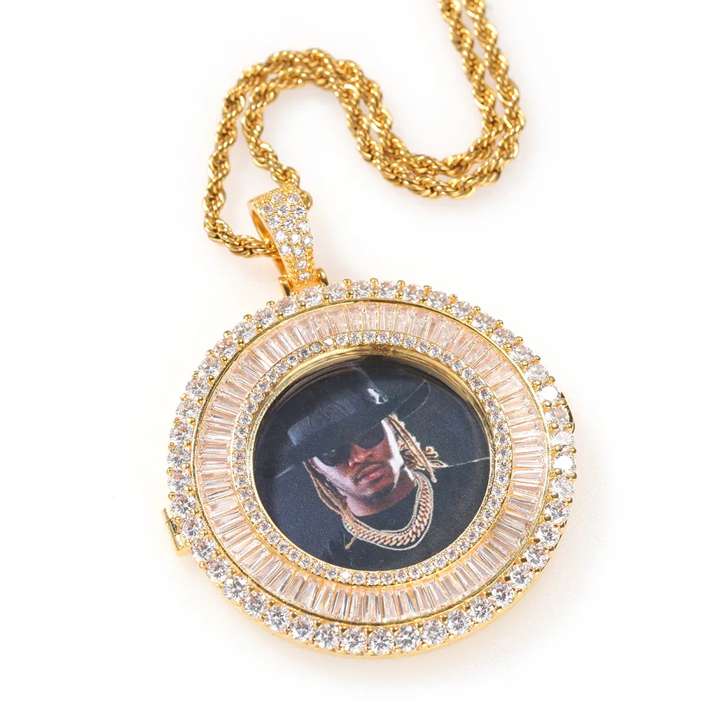 Custom Photo Circle Pendant