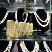 Custom Drip Letter Pendant - JewelsBySeraph